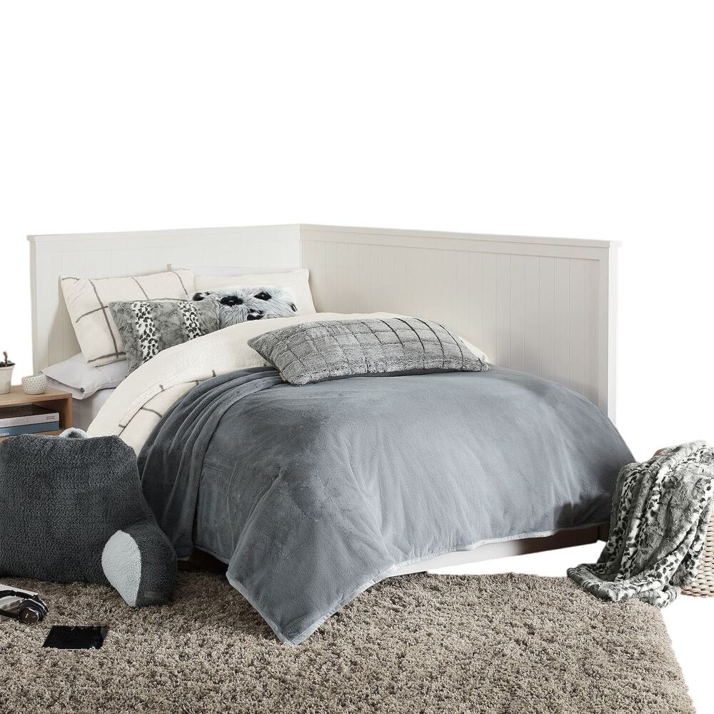 Koolaburra by UGG Karina Faux Fur Blanket Full/Queen Grey